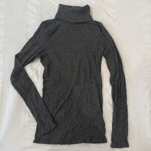 Michael Stars grey and silver turtleneck